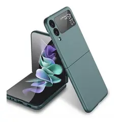 PYX - Estuche Compatible Samsung Galaxy Z Flip 3 Verde Militar