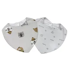 TORAL - Babero pañoleta set x 2