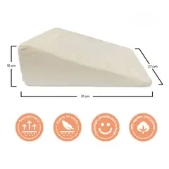 TORAL - Almohada antireflujo para bebés beige