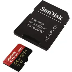 SANDISK - Memoria extreme pro micro sdxc 64gb u3 a2 v30