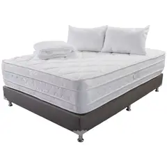 COLCHONES JUBILO - COMBO COLCHON LUMBAR DOBLE PILLOW FIRME 140X190.