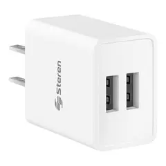 STEREN - Cargador usb doble para casa