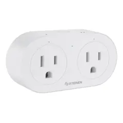 STEREN - Contacto (tomacorriente) Doble Con Wi-fi