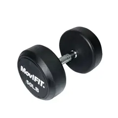 MOVIFIT - Mancuerna redonda encauchetada 50lb