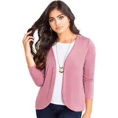 MARKETING PERSONAL - Saco Tejido para Mujer MP -Palo De Rosa Oscuro
