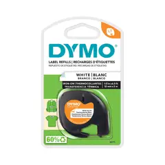 DYMO - Etiqueta nylon LetraTag termoadhesiva de tela
