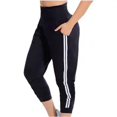 FORMAS INTIMAS - Pantalón Sudadera Mujer Negro FI 77685