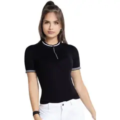 ATYPICAL - Blusa Juvenil Femenino Negro