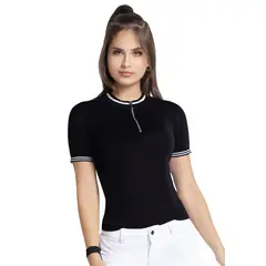 ATYPICAL - Blusa Juvenil Femenino Negro