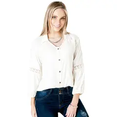 MARKETING PERSONAL - Camisa Adulto Marfil Mp 88829