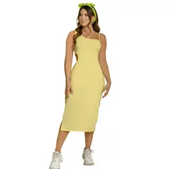 ATYPICAL - Vestido Juvenil Amarillo Pastel 93562