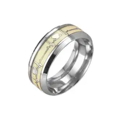 DAYOSHOP - Anillo Cardiograma Luminoso Acero Estuche_.