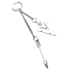 DAYOSHOP - Solitario Flecha Y Punta Flecha En Acero_.