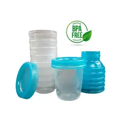 MUNDO BEBE - Vasos almacenamiento leche materna reutiliza