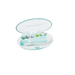 MUNDO BEBE - Lima eléctrica pulidor de uñas para bebe celeste