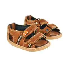 MUNDO BEBE - Sandalias bebé no tuerce velcro marrón