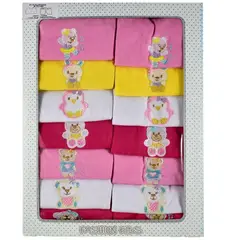 MUNDO BEBE - Semanario bebé niña set 14 piezas primer día rosa...