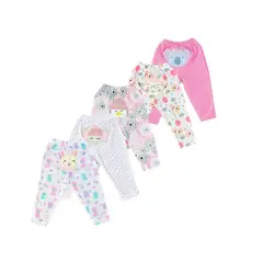 MUNDO BEBE - Pantalones bebé niña pack x 5._.