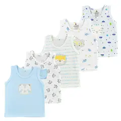 MUNDO BEBE - Camisetas esqueletos para bebe niño bebé x5und