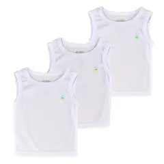MUNDO BEBE - Camisetas esqueletos para bebe blancas x3 und Niño