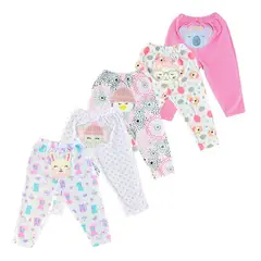 MUNDO BEBE - Pantalones bebé niña set x5 estampados beba._.