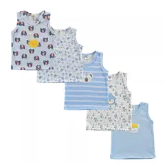 MUNDO BEBE - Camisetas esqueletos para bebe niño bebé x5und