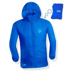 UTESLA - Chaqueta rompevientos urain-azul rey