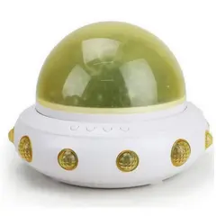 DAYOSHOP - Lampara Rotatoria Proyector Cielo Estrellas Nave Espacial.