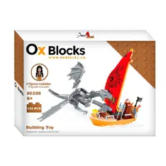 OX BLOCK - Ox pirates - juguete para construir 132 piezas
