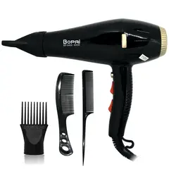 BOPAI - Secador de cabello BP-8400 negro 110V