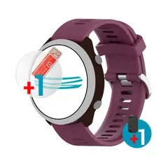 GENERICO - Pulso para Garmin Vivoactive 3 x1 + Protector x1 + Tapa x1.