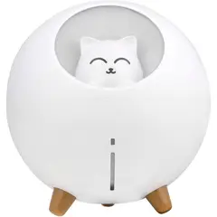 ZHOPI CO - Difusor Humificador De Aromas Ultrasonico De Gato Con Luz 220 ml