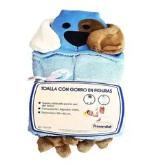 MUNDO BEBE - Toalla bebe de baño super absorbente con capota