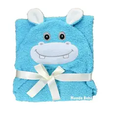 MUNDO BEBE - Toalla bebe de baño con capota