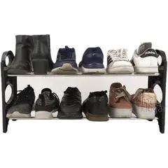 INDUHOGAR - Zapatera organizador de zapatos 6 pares desarmable marca