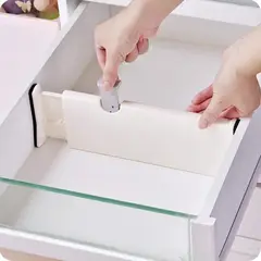 INDUHOGAR - Divisor organizador de cajones ajustable x 4 unidades marca