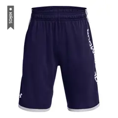 UNDER ARMOUR - Pantaloneta Stunt 3.0 Niño-Azul