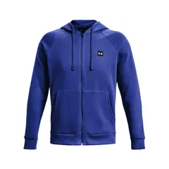 UNDER ARMOUR - Hoodie Rival Fz -Azul_.