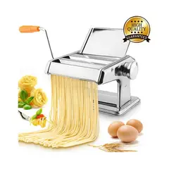 GENERICO - Maquina pasta manual rollera spaguetti ajustable
