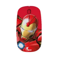 XTECH - Mouse inalambrico xtm-m340im marvel iron man 1600dpi