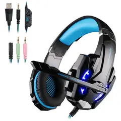 VARIOUS - Audifonos Diadema Gamer Kotion G9000 Microfono Usb Luz Led Gaming