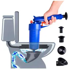 ZHOPI CO - Destapa Cañería Bomba Presión Inodoro Lavaplatos Baño Desagües