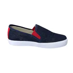 XIAN SHOES - Oxford mocasin tom azul MASCULINO
