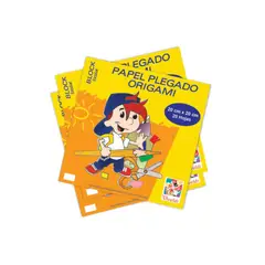 ICOPEL - Block papel iris plegado 20 x 20 cm - 20 hojas - 3 unidades