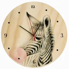 GAMA DIGITAL - Reloj cebra chicle 29x29