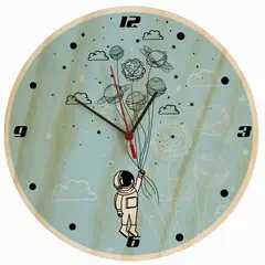 GAMA DIGITAL - Reloj astronauta globos y planetas.
