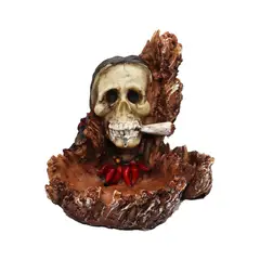 DAYOSHOP - Cenicero Calavera Jefe Indio Mexicano Decoración