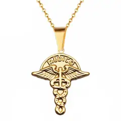 DAYOSHOP - Collar Médico Medicina Unisex Doctor a Acero Estuche_.