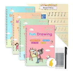 GENERICO - Cuaderno dibujo caligrafía niños mejora escritura esfero