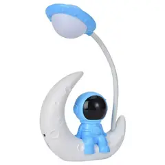 DAYOSHOP - Lampara Luna Astronauta Sentado Recargable Escritorio Mesa.